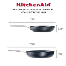 KitchenAid 2-Piece Hard-Anodized Induction Nonstick Fry Pan Set