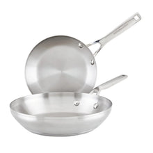 KitchenAid3-PlyBaseStainlessSteelCookwareInduction2-PieceFryPansSet_BrushedStainlessSteel10 - USA Mega Market