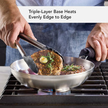 KitchenAid3-PlyBaseStainlessSteelCookwareInduction2-PieceFryPansSet_BrushedStainlessSteel5 - USA Mega Market