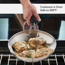 KitchenAid3-PlyBaseStainlessSteelCookwareInduction2-PieceFryPansSet_BrushedStainlessSteel7 - USA Mega Market