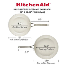 KitchenAidHardAnodizedCeramicNonstick2-PieceFryPanSet7 - USA Mega Market