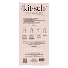 Kitsch Flexi Rods Heatless Hair Curler, Satin Covered Curling Rod, Rosewood 6pcs