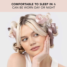 Kitsch Flexi Rods Heatless Hair Curler, Satin Covered Curling Rod, Rosewood 6pcs