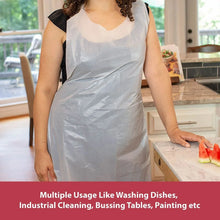 Kleen_Chef_Disposable_Waterproof_Poly_Aprons_White_100_ct. - USA Mega Market