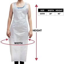 Kleen_Chef_Disposable_Waterproof_Poly_Aprons_White_100_ct._4 - USA Mega Market