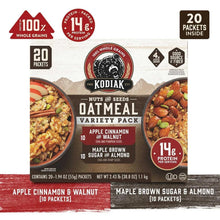 Kodiak Cakes Nuts & Seeds Oatmeal, Variety Pack, 20 pk.