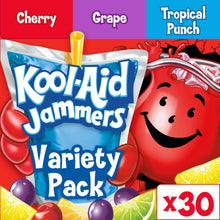 Kool-Aid-Jammers-Variety-Pack-with-Tropical-Punch-Grape-Cherry-Kids-Drink-0-Juice-Box-Pouches-30_8495_1 - USA Mega Market