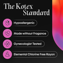 Kotex Click Compact Multipack Tampons, Regular/Super, Unscented, 45 Count (PACK OF 3 )