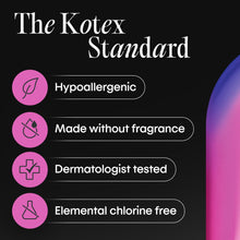 Kotex Ultra Thin Pads, Regular Absorbency, 60 Count (PACK OF 3 )