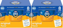 Kraft Original Easy Microwavable Macaroni and Cheese Cups (8 ct Box, 2.05 oz Cups) (Pack of 2)