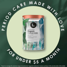 L. Organic Cotton Tampons Duo Pack, Unscented, 84 ct.