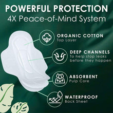 L. Ultra Thin Organic Cotton Regular Pads with Wings, 112 ct.