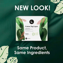 L. Ultra Thin Organic Cotton Regular Pads with Wings, 112 ct.