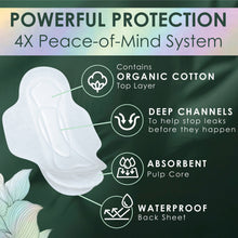 L. Ultra Thin Pads, Organic Cotton Top Layer, Overnight, 36 count (PACK OF 3 )