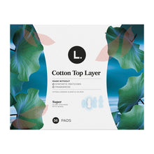 L. Ultra Thin Pads, Organic Cotton Top Layer, Super, 56 count (PACK OF 3 )