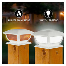 Bell + Howell Solar Post Cap Lights, 2pk. - White
