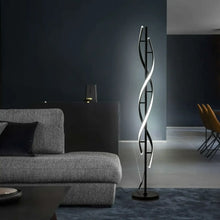 LED-Spiral-Floor-Lamp-60-Inch-Modern-Floor-Lamps-Dimmable-Black-Standing-Lamp-34W-Contemporary-F_7621_1 - USA Mega Market