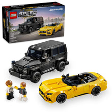 LEGO Speed Champions Mercedes-AMG G 63 & Mercedes-AMG SL 63 Toy Cars - Building Toys Set for Boys & Girls, Ages 10+ - Gift for Christmas - W/ 2 Minifigures - 76924