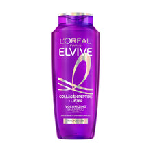L'Oreal Paris Elvive Collagen Peptide + Lifter 72h Volumizing Full Regimen, includes 13.5 fl oz Shampoo and Conditioner, Mousse 6.7fl oz, and Dry Shampoo