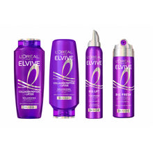 L'Oreal Paris Elvive Collagen Peptide + Lifter 72h Volumizing Full Regimen, includes 13.5 fl oz Shampoo and Conditioner, Mousse 6.7fl oz, and Dry Shampoo