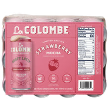 LaColombeDraftLatteColdBrewCoffee_StrawberryMocha_9floz_12-count - USA Mega Market