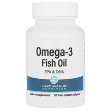 LakeAvenueNutrition_Omega-3FishOil_30FishGelatinSoftgels_1_250mgperSoftgel - USA Mega Market