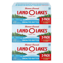 Land O'Lakes Unsalted Butter, 3 pk./1 lb.