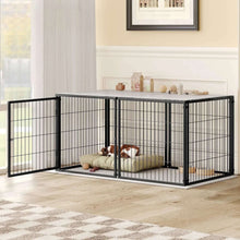 Large-Dog-Cage-48-Dog-Kennel-for-Medium-Dogs-Puppy-Dog-Playpen-with-Top-Pet-Cage-Indoor-Black-48_3756_1 - USA Mega Market