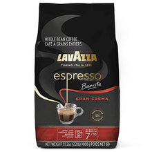 Café en grano entero Lavazza Espresso Gran Crema, mediano, 2.2 libras