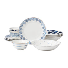 Lenox Blue Bay Porcelain 12-piece Dinnerware Set