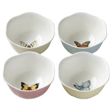 Lenox Butterfly Meadow Porcelain 4-piece Dessert Bowl Set