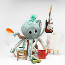 LesPtipotosOctopusMom-BabyPlushStuffedAnimalSet-Eco-FriendlyToyinBlue4-_5 - USA Mega Market