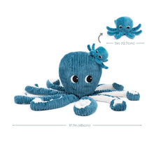 LesPtipotosOctopusMom_BabyPlushStuffedAnimalSet_Eco-FriendlyToyinBlue2 - USA Mega Market