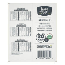 Lesser Evil Organic Snacks, Variety Pack, 30-count