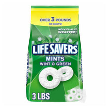 Caramelos de menta Life Savers, sabor Wint-O-Green, bolsa de 1535 g (53.95 oz). 