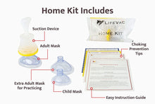Kit de viaje amarillo LifeVac: dispositivo de succión portátil, botiquín de primeros auxilios para niños y adultos, dispositivo de succión portátil para las vías respiratorias de niños y adultos.