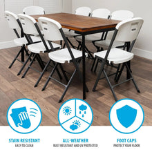 Lifetime 2nd Generation Commercial Folding Chair, Single and 4 Pack