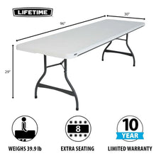 Lifetime 8' Commercial Grade Folding Table