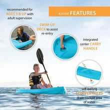 Lifetime Dash 6'6" Youth Sit-On-Top Kayak, Paddle Included