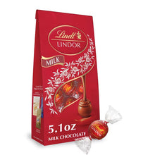 Lindt LINDOR Milk Chocolate Candy, 5.1 oz Bag