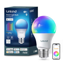 Linkind-A19-Matter-Smart-Light-Bulb-Color-Changing-Smart-Bulb-9W-800lm-E26-Base-1-Pack-c52d64f2-_1165_1 - USA Mega Market