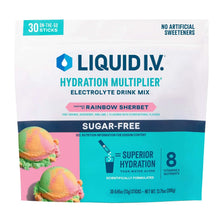 LiquidI-V-HydrationMultiplier-30IndividualServingStickPacksinResealablePouch-SugarFree-RainbowSh_7162_1 - USA Mega Market