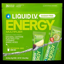 LiquidI.V.EnergyMultiplier_26IndividualServingStickPacksinResealablePouch_SugarFree_VarietyPack2 - USA Mega Market