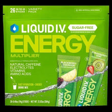 LiquidI.V.EnergyMultiplier_26IndividualServingStickPacksinResealablePouch_SugarFree_VarietyPack2 - Brands For Less USA