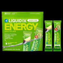 LiquidI.V.EnergyMultiplier_26IndividualServingStickPacksinResealablePouch_SugarFree_VarietyPack - USA Mega Market
