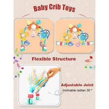 Ludolm Baby Stroller Arch Toys, Travel Car Seat Toys, Baby Play Arch Crib Accessory Toys, Mobile for Bassinet, Pram Activity Arch Bar Toys for Babies Infants