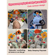 Ludolm Baby Stroller Arch Toys, Travel Car Seat Toys, Baby Play Arch Crib Accessory Toys, Mobile for Bassinet, Pram Activity Arch Bar Toys for Babies Infants