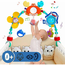 Ludolm Baby Stroller Arch Toys, Travel Car Seat Toys, Baby Play Arch Crib Accessory Toys, Mobile for Bassinet, Pram Activity Arch Bar Toys for Babies Infants
