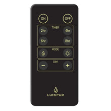 LumiPur 6-piece Flameless LED Candles Design Series Glass with Remote