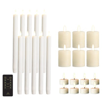 LumiPurSignature25-PieceFlamelessLEDCandlesCenterpieceCollectionwithRemote2 - USA Mega Market